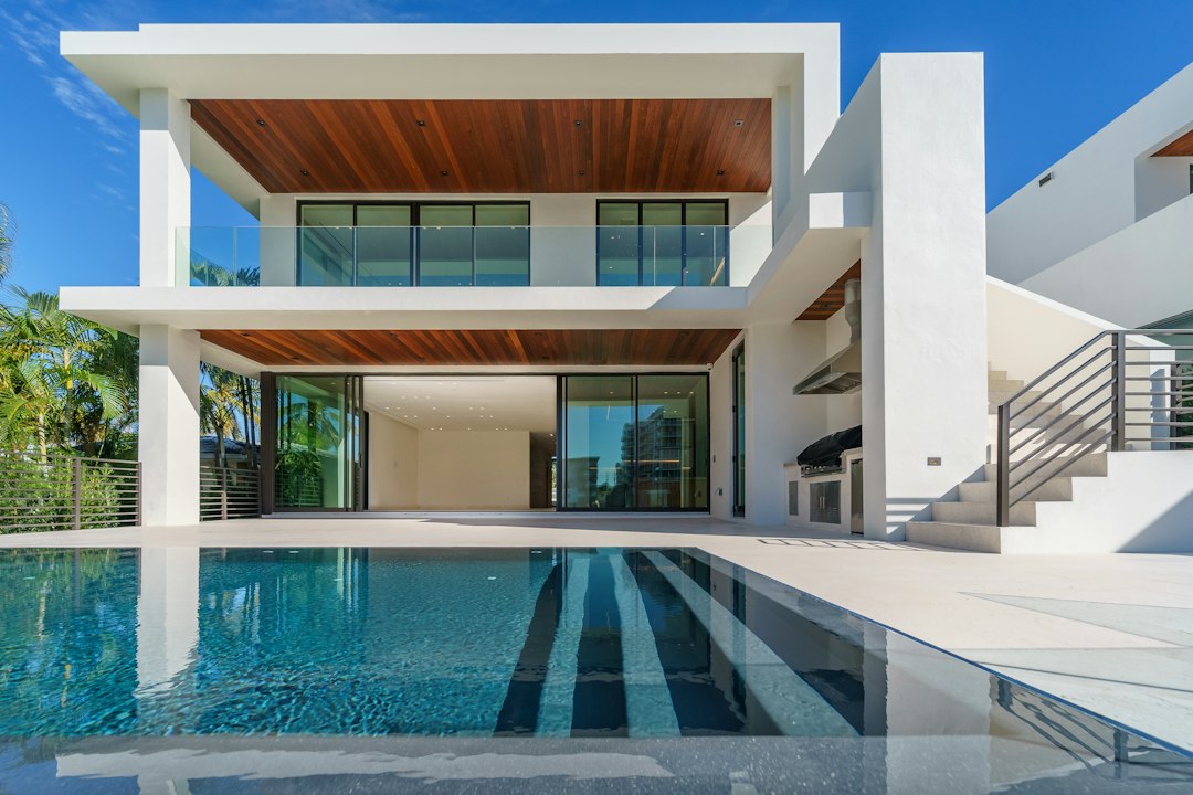 Luxury modern home photographed for real estate marketing